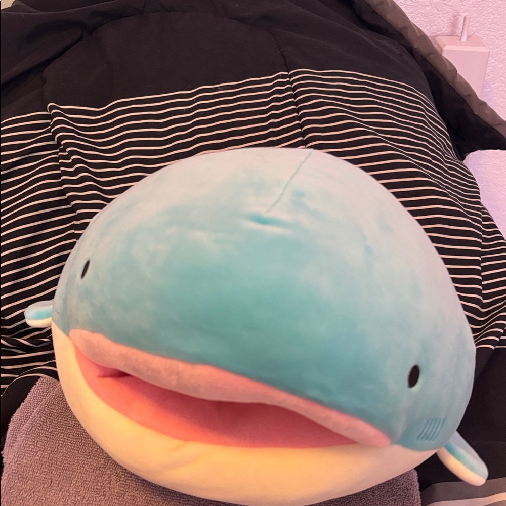 Adorable Whale 🐳 Plushie with Big Mouth Ultra Soft Large